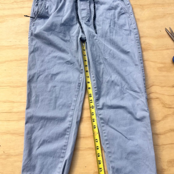 RSQ Other - RSQ Mens Jogger Pants XL Light Blue Twill Elastic Waist Drawstring RN 108168